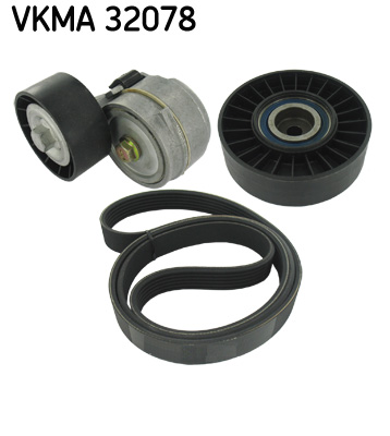 V formos rumbuotas diržas, komplektas - VKMA 32078 SKF